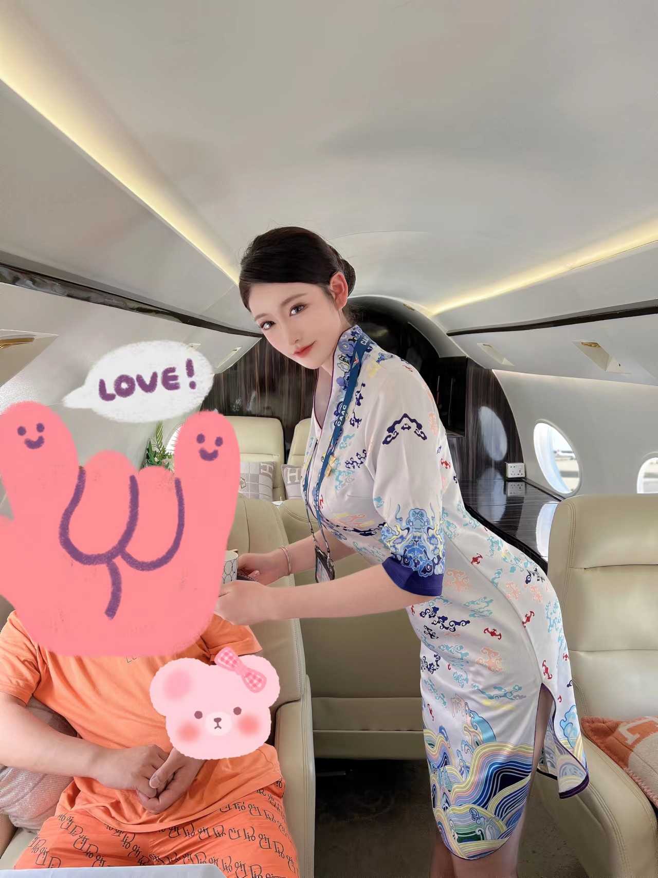 极品空姐一枚，服务很好