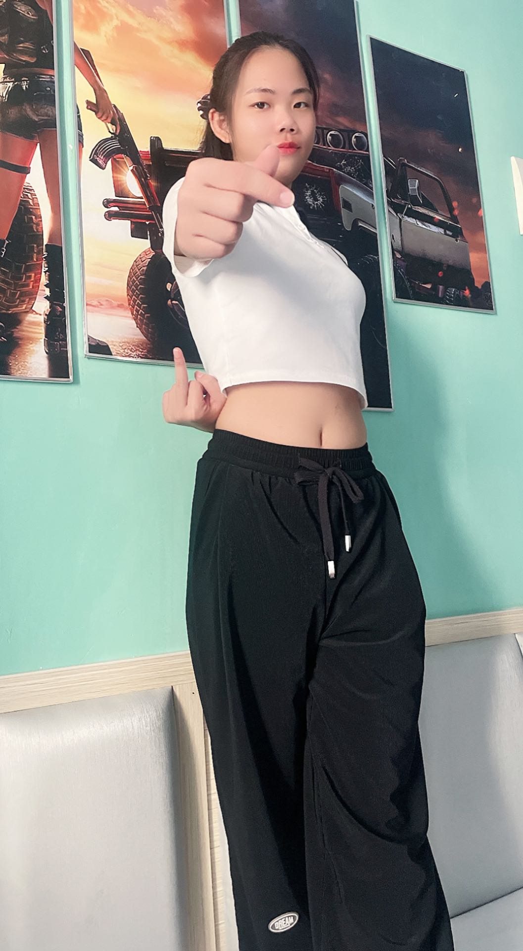 天河 热情职高学妹小柔