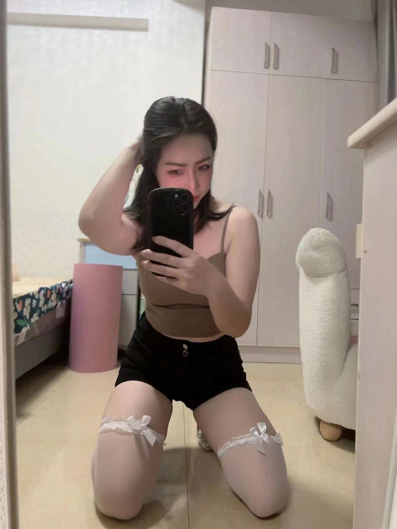 性感大胸美女，kh时感觉很舒服