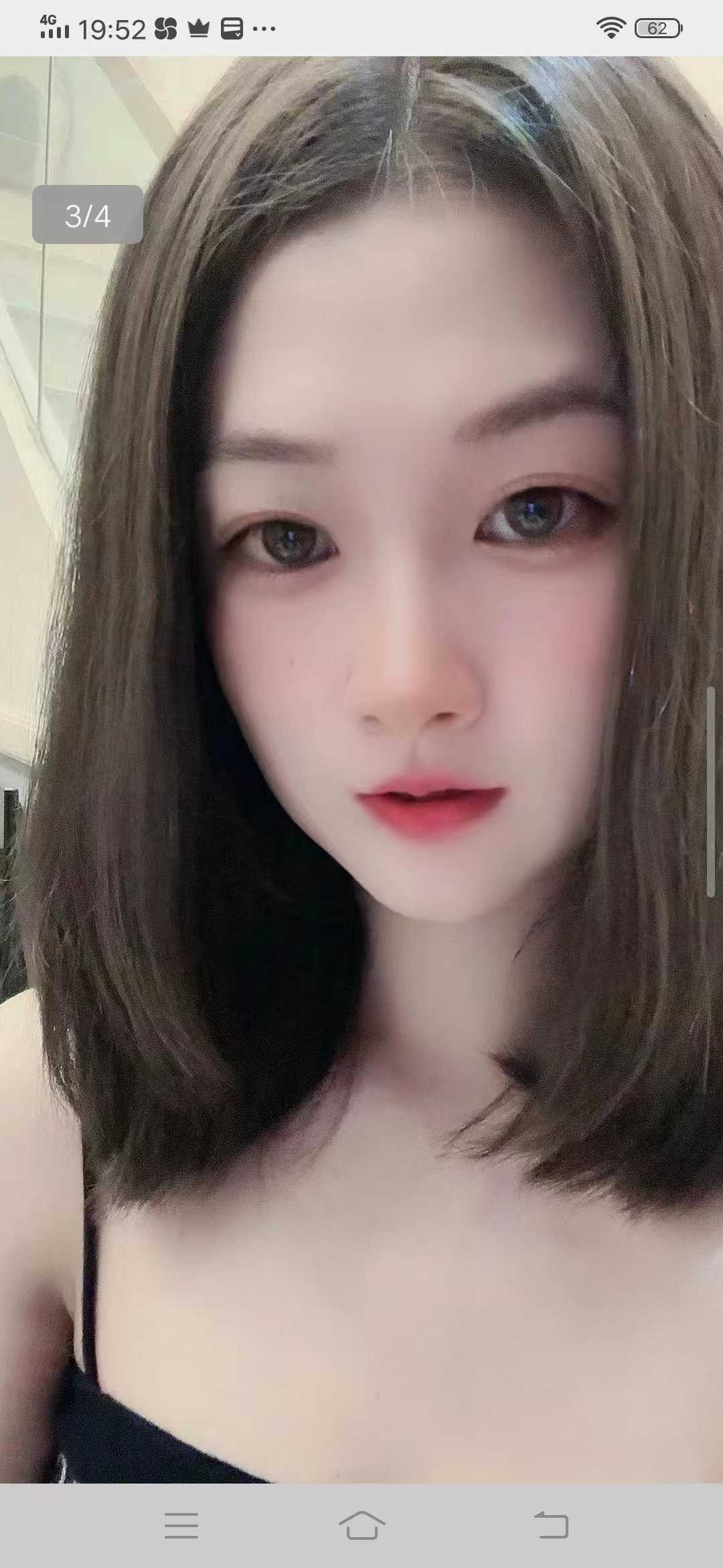 颜值高，胸大b紧