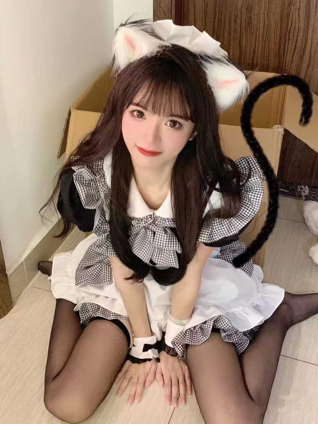 可三通制服白虎妹妹