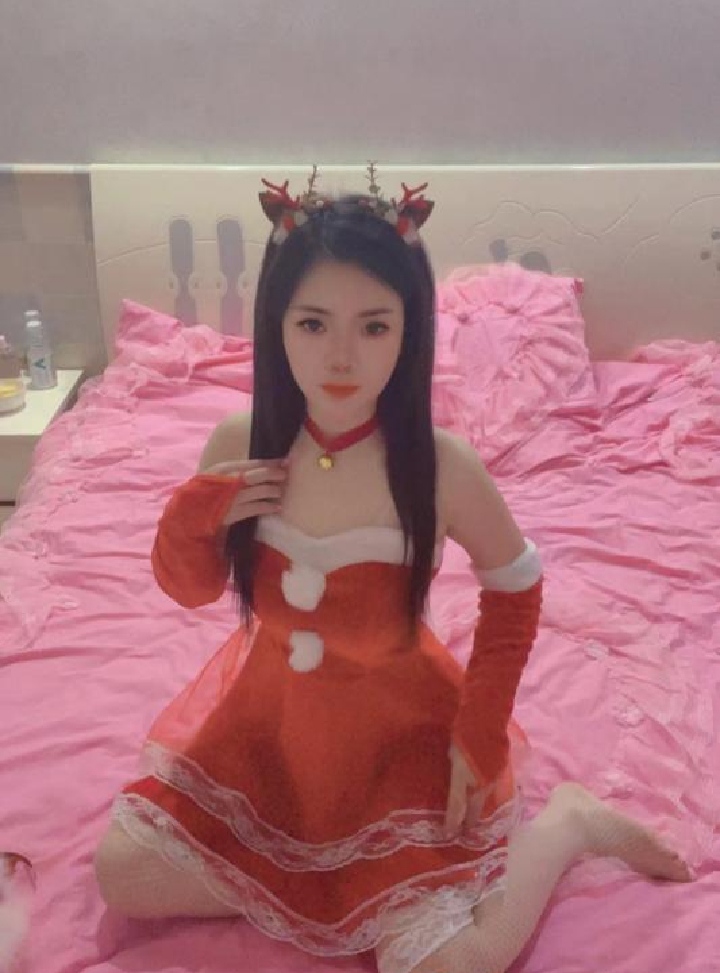 萧山圣诞cosplay尤物