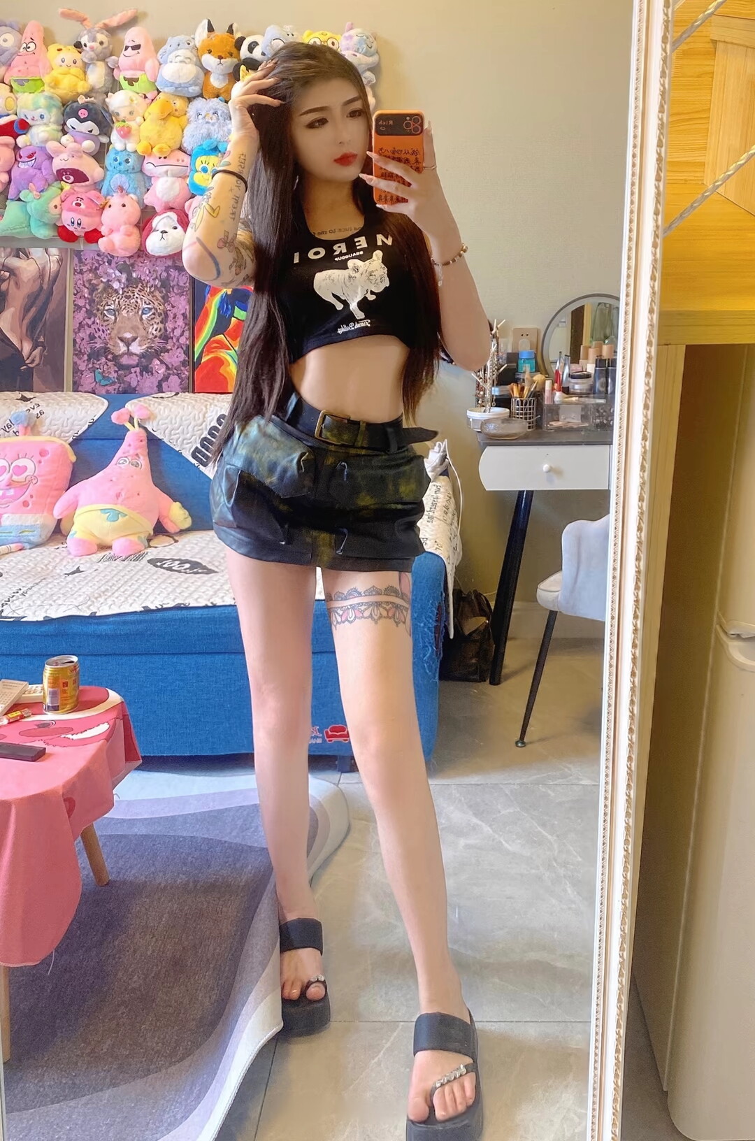 全身贴图精神小妹儿