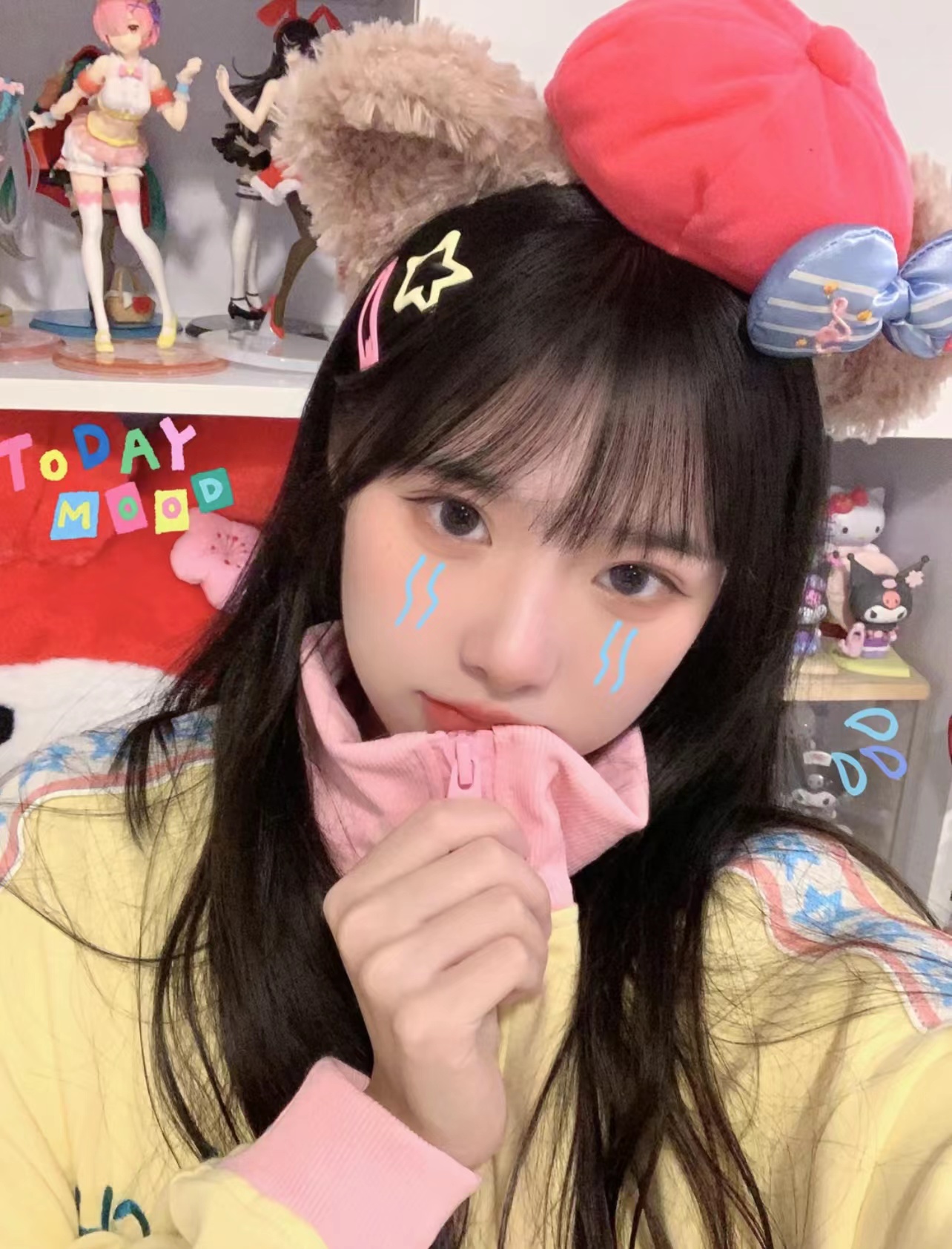 高颜值小妹，无齿感