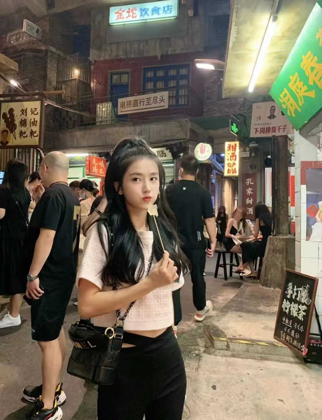 杭州清新漂亮甜妹夏天