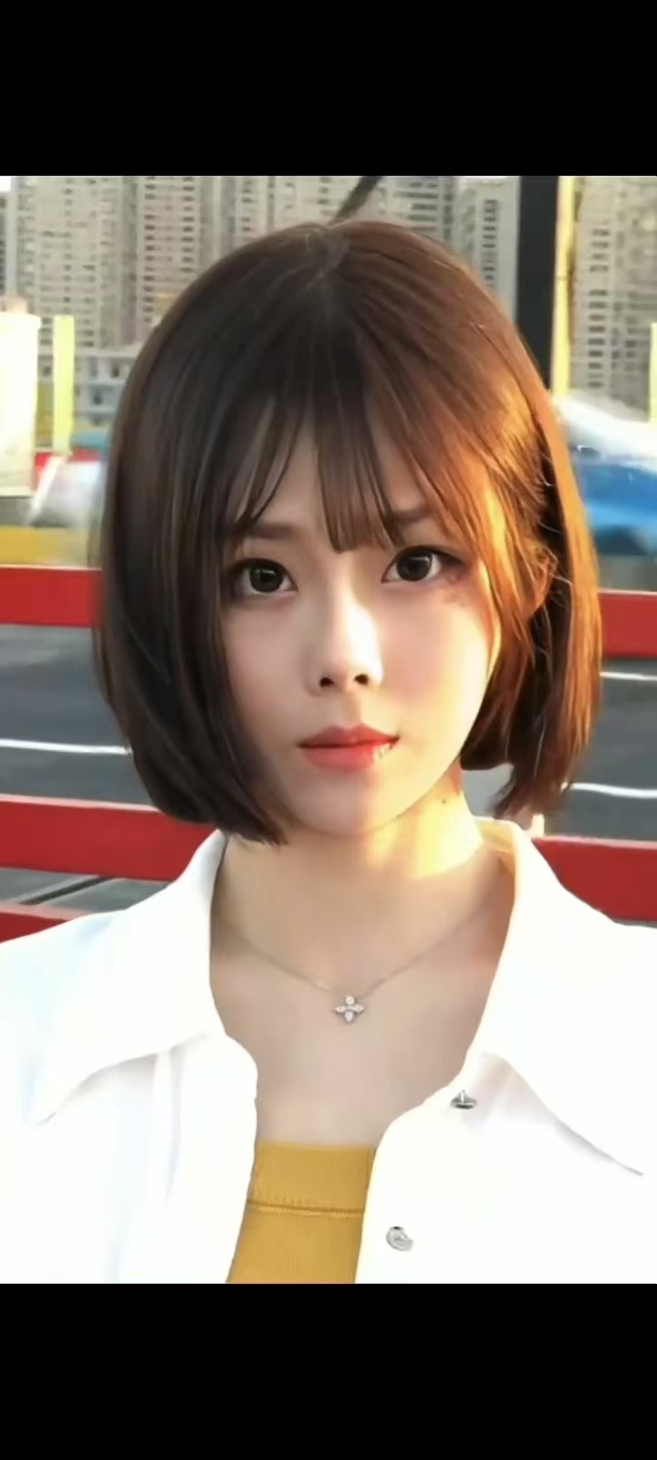 晋安气质短发小姐姐娜娜