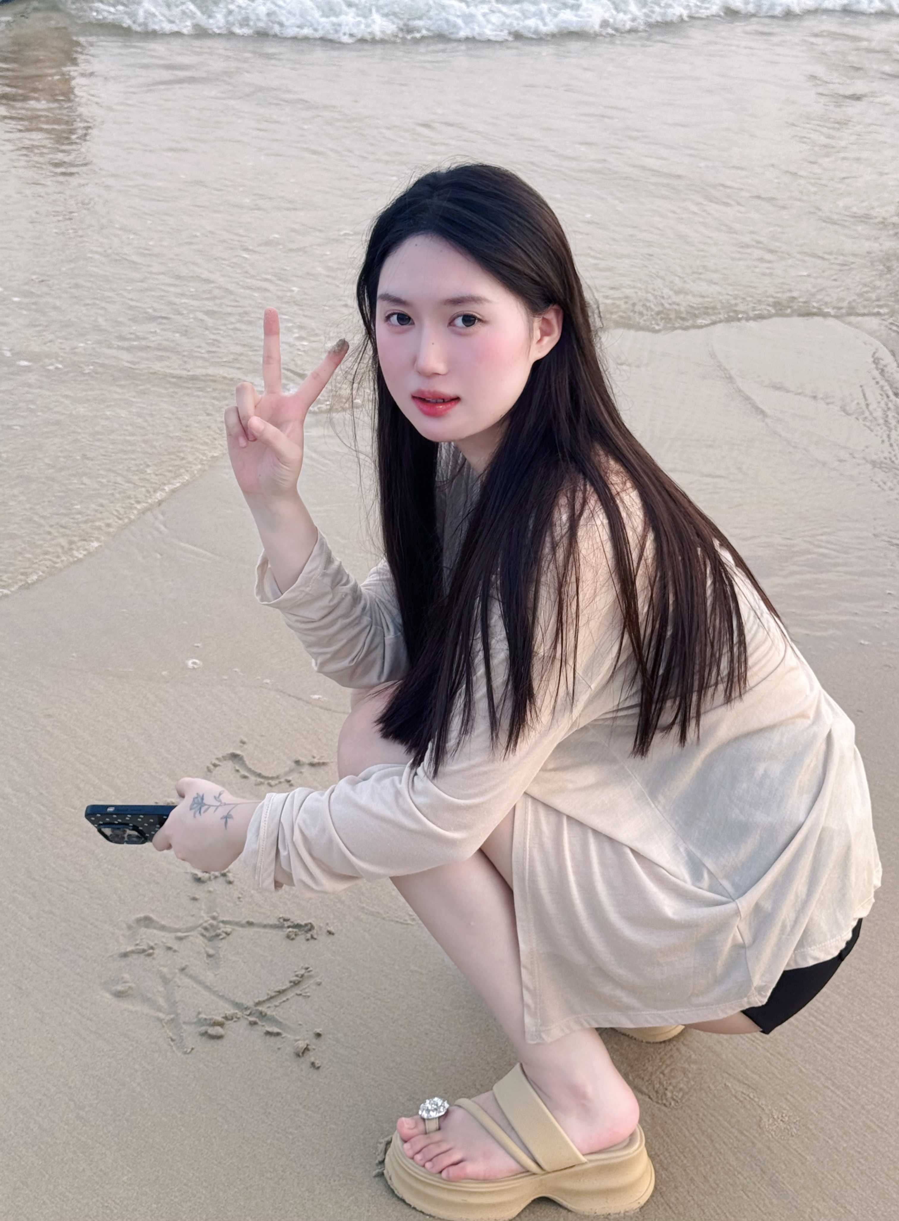 真实体检，邻家妹子，女友感十足