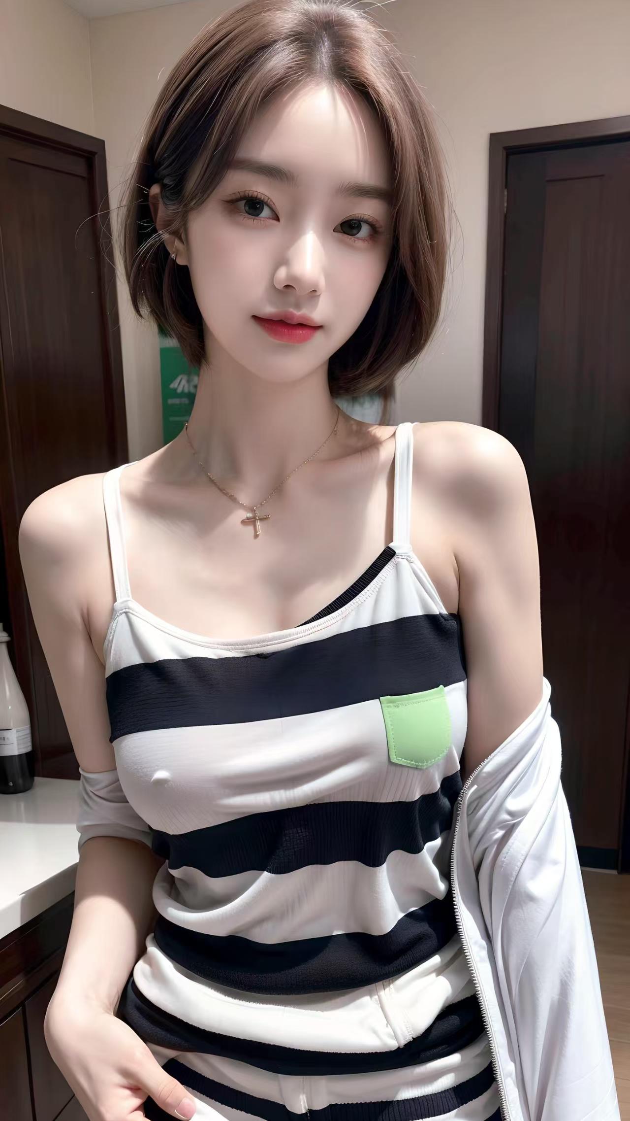 碑林区性感辣妹，身材一流