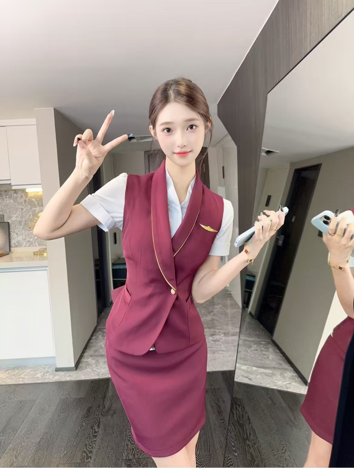 甜美在读空姐（兼职上门）