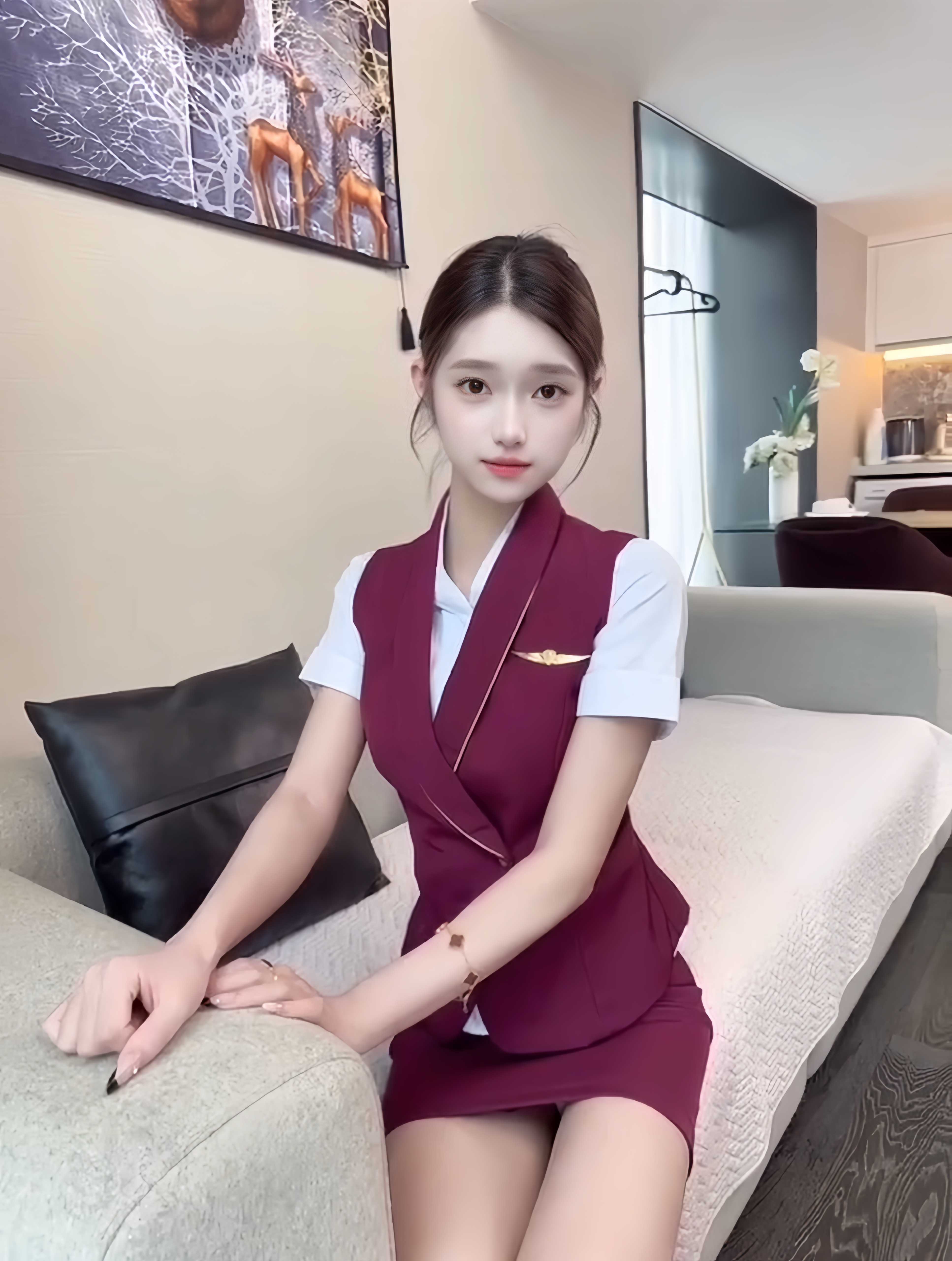 甜美在读空姐（兼职上门）