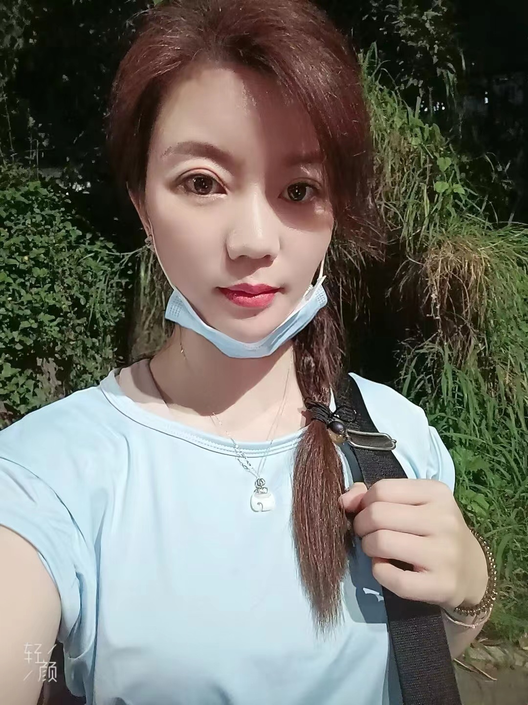 妩媚风情蓝老师