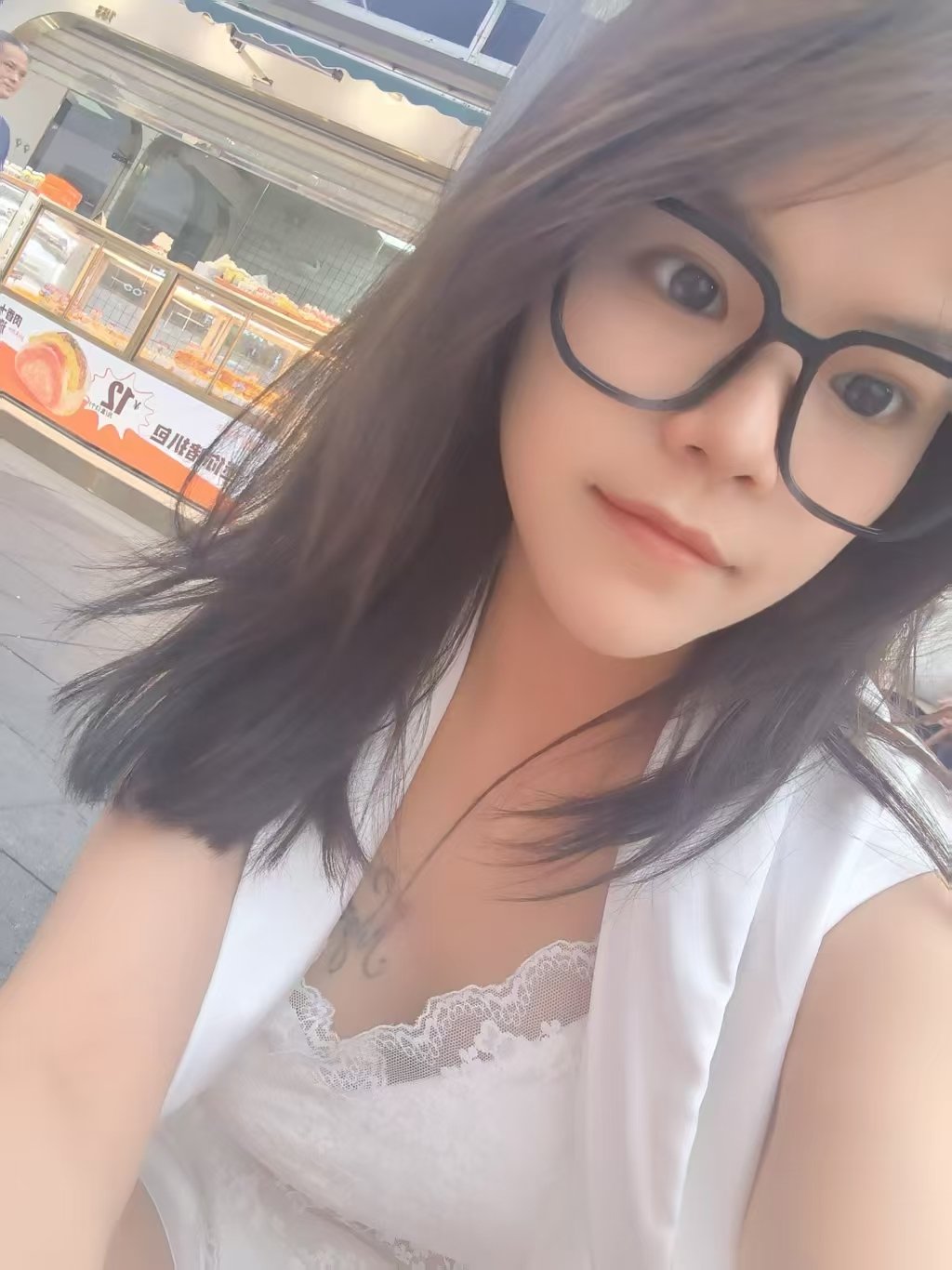 金沙洲撩人眼镜妞安安