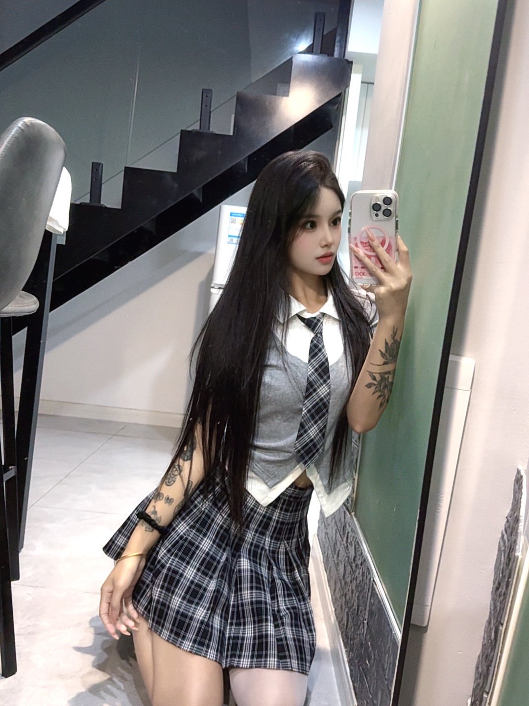 天河车陂 极品嫩妹 精神小妹 纹身 北北