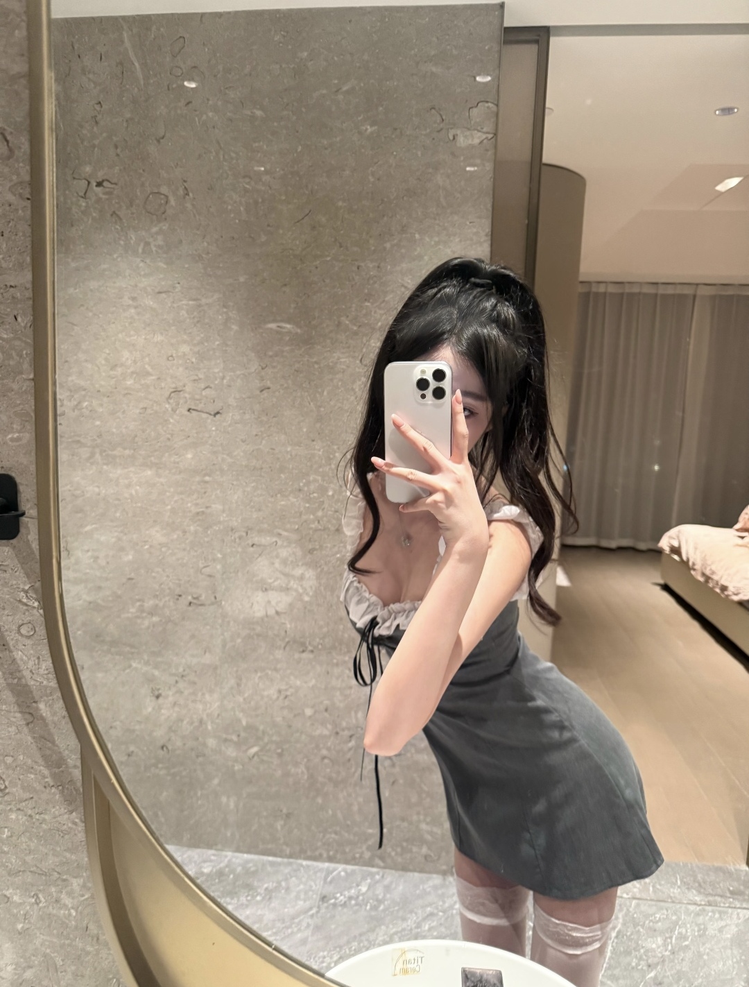 成都高马尾大胸甜妹