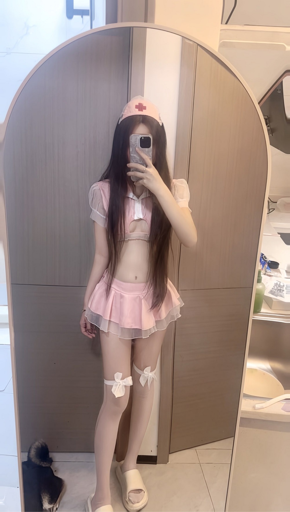 天河琪琪 18岁清纯小萝莉 照片对版 完美小炮架子