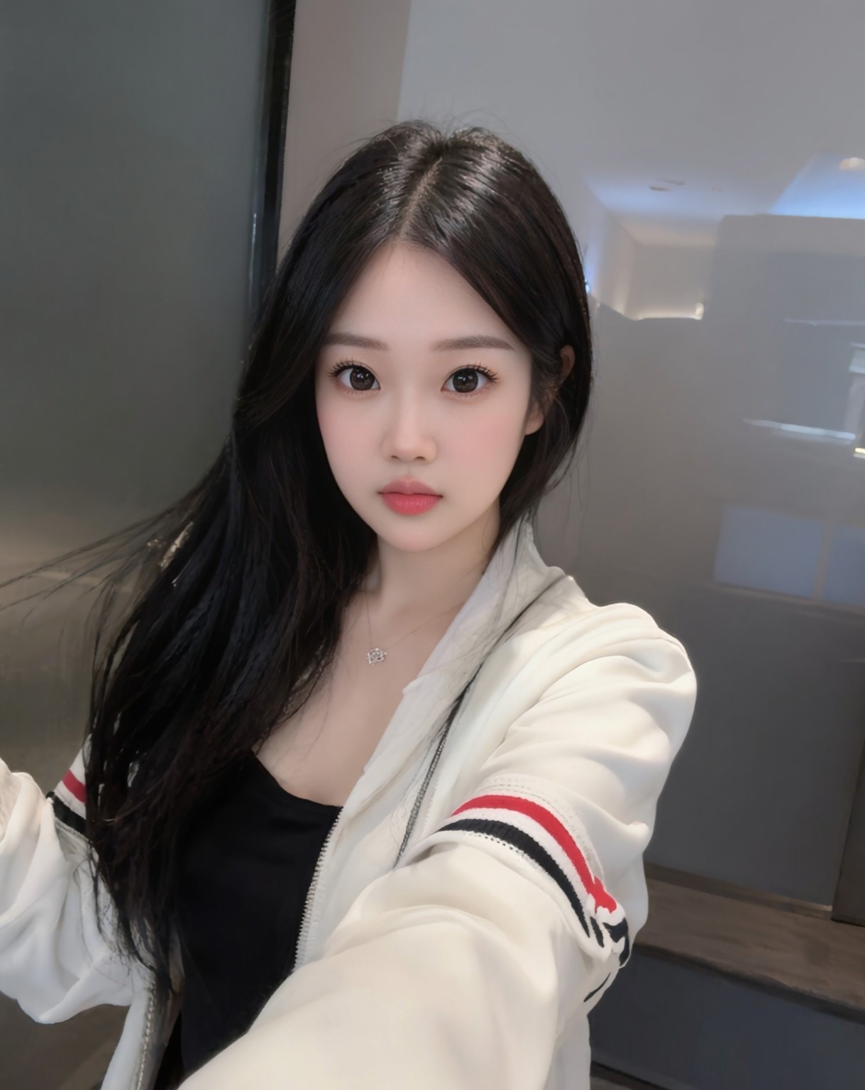 很漂亮，自然，大方。原装美女