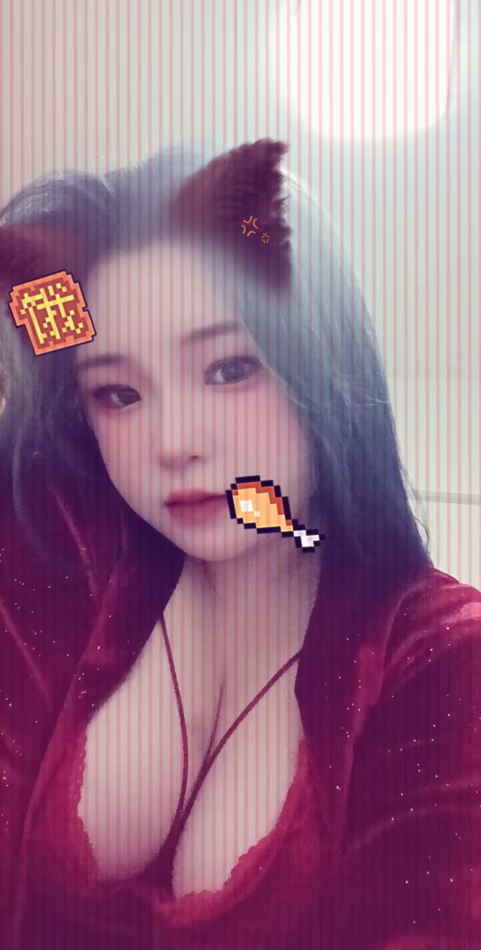 身材微胖，胸大有肉型