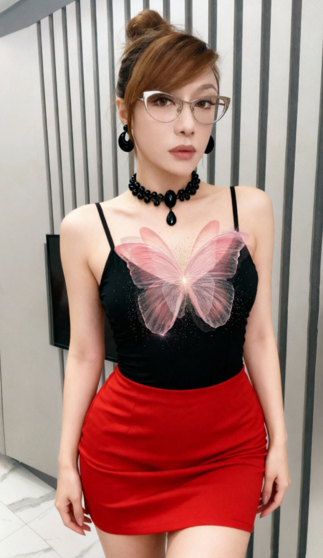 越秀北京路璐瑶 酷似西域性感混血女孩 高挑女人味十足