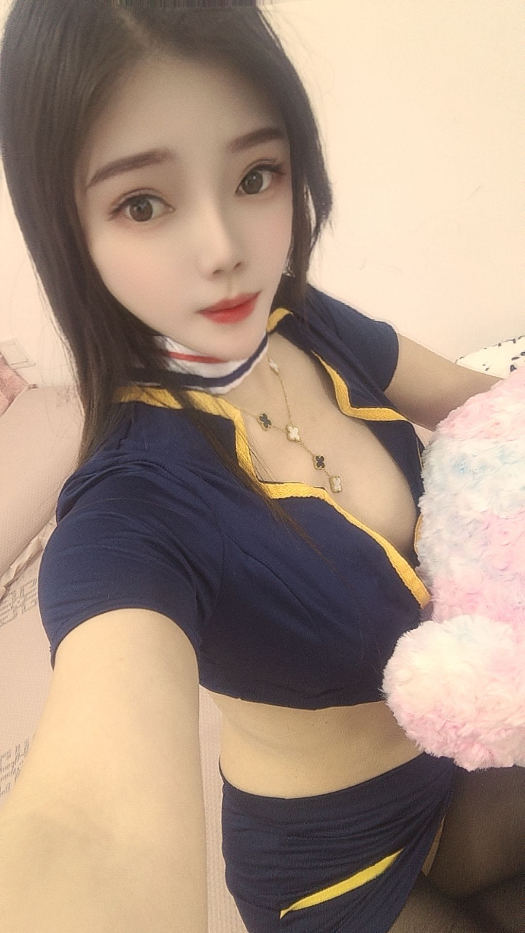 白云嘉禾望岗萱萱 气质甜妹 身材好 不敷衍 摸起来手感好